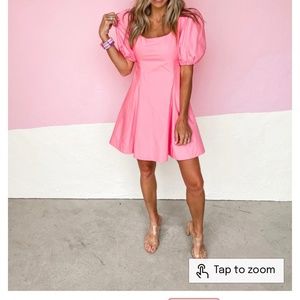 Bubblegum pink dress